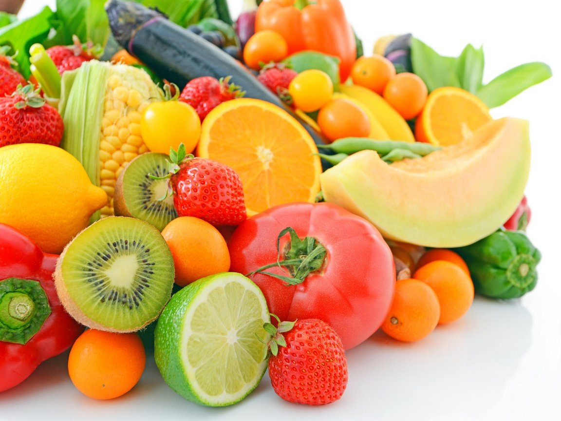 Обои фрукты, ягоды, лесные ягоды, овощи, fruits, парное, fruit, berries, vegetables, fresh разрешение 2880x1922 Загрузить