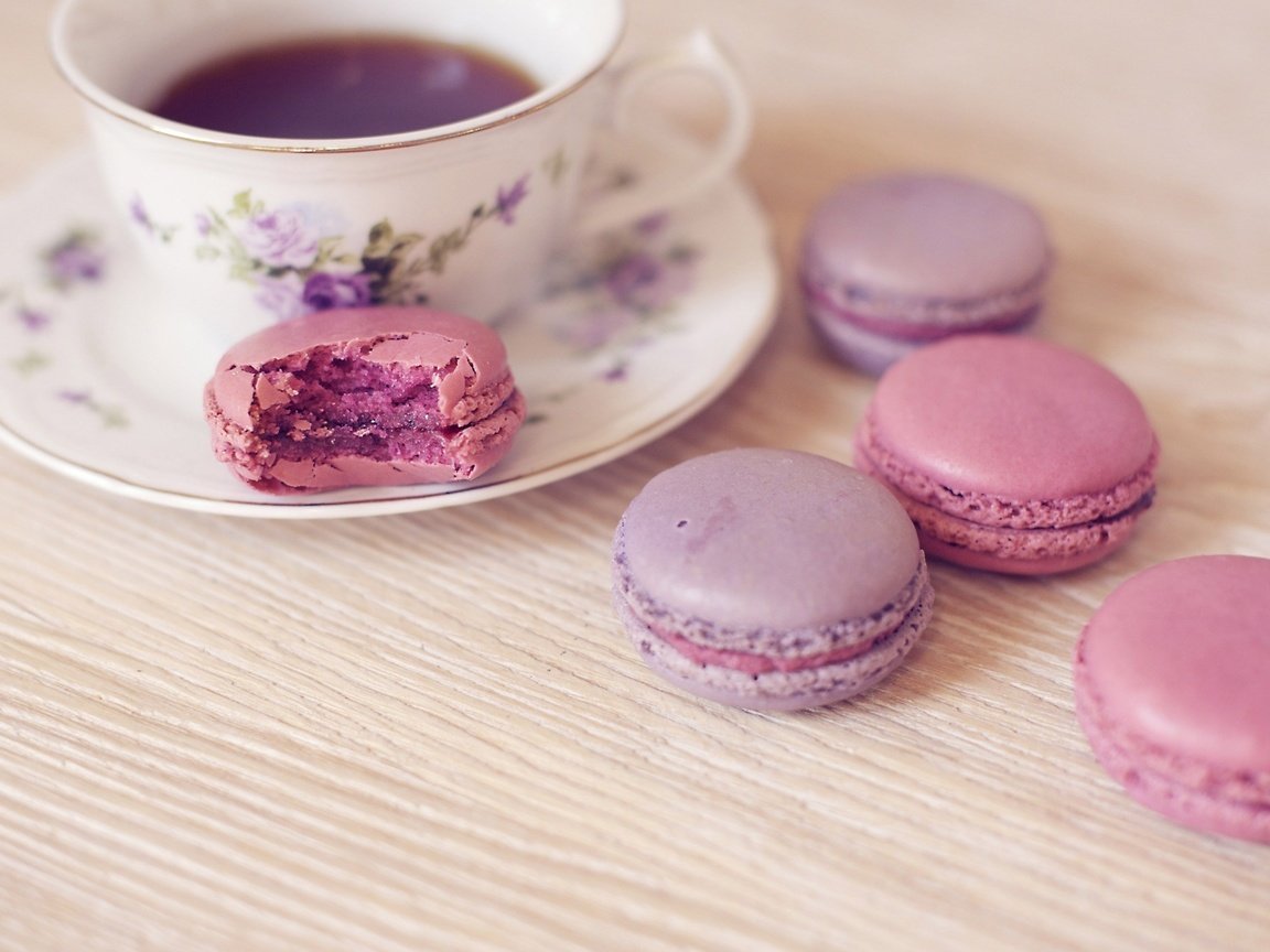 Обои кофе, печенье, десерт, макарун, coffee, cookies, dessert, macaron разрешение 2560x1571 Загрузить