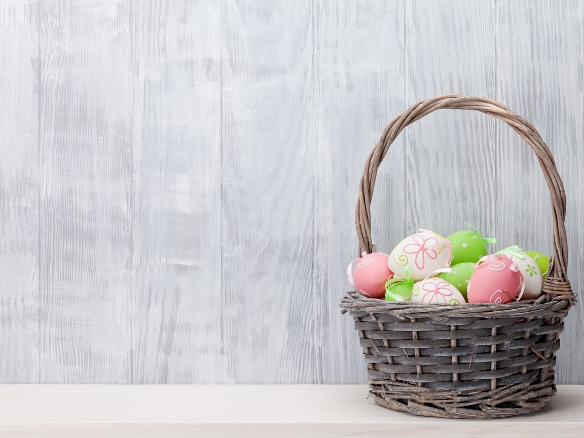 Обои корзина, пасха, яйца крашеные, basket, easter, the painted eggs разрешение 5573x3688 Загрузить