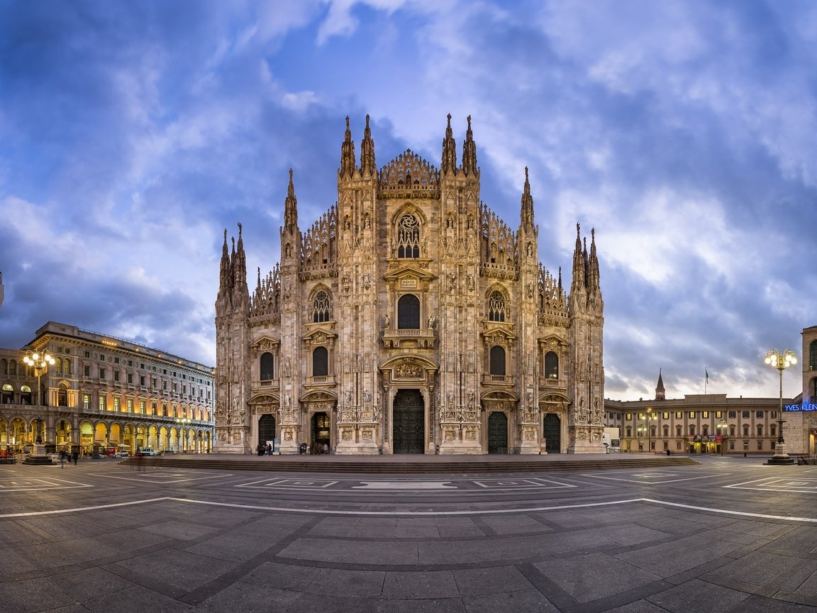 Обои собор, италия, архитектура, милан, cathedral, italy, architecture, milan разрешение 2000x1260 Загрузить