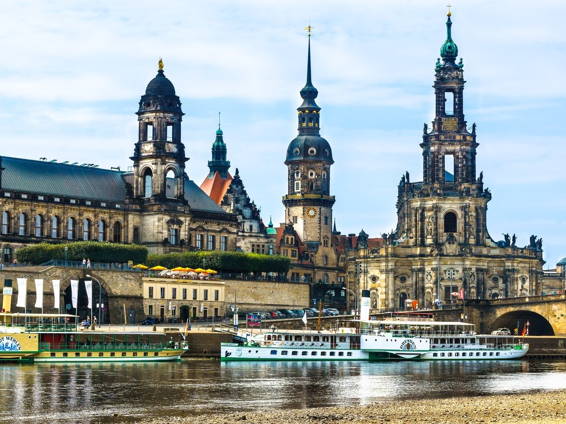 Обои река, германия, дрезден, теплоход, эльба, river, germany, dresden, ship, elba разрешение 3000x1907 Загрузить