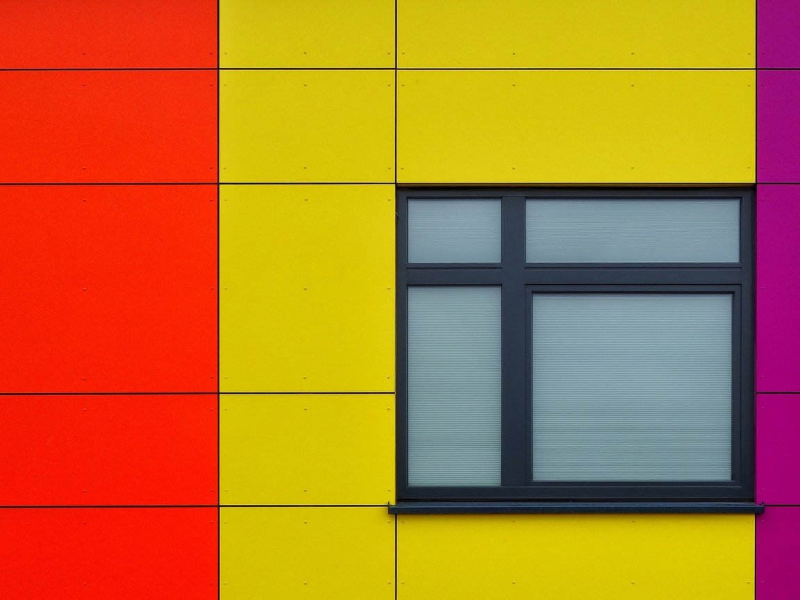 Обои цвета, цвет, дом, окно, панели, color, house, window, panel разрешение 2500x1542 Загрузить
