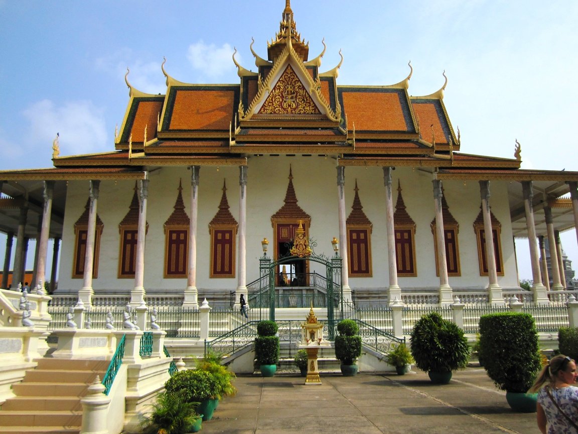 Обои храм, дворец, камбоджа, пномпень, temple, palace, cambodia, phnom penh разрешение 4000x3000 Загрузить