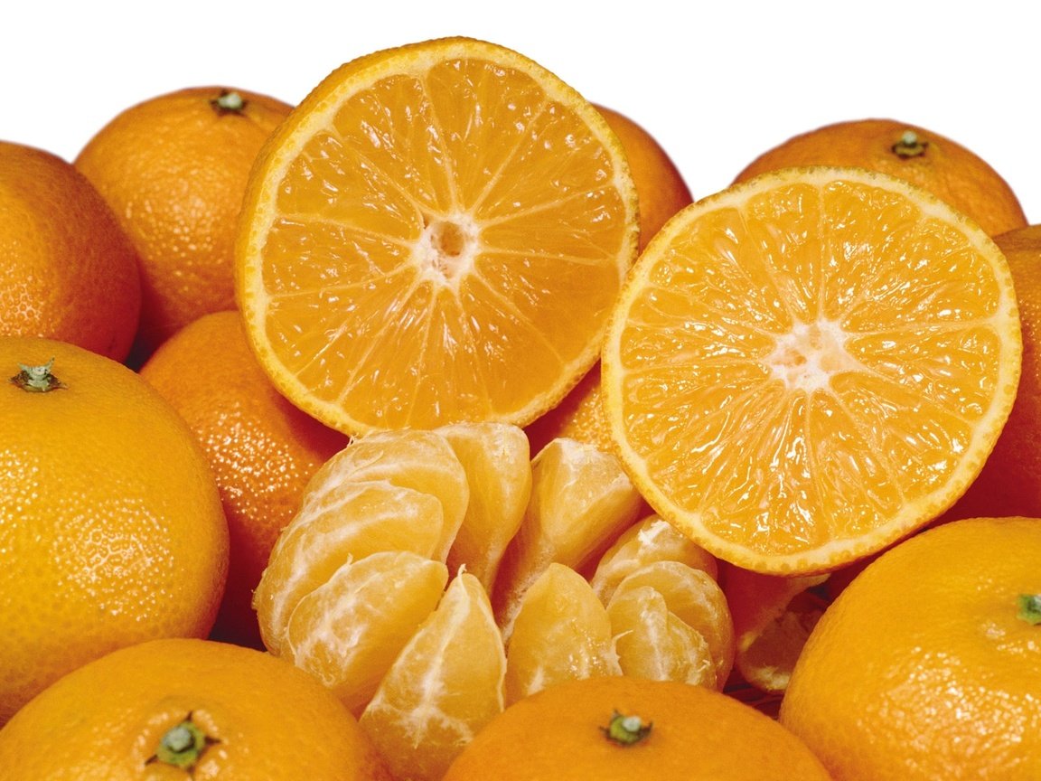 Обои фрукты, апельсины, мандарин, цитрусы, fruit, oranges, mandarin, citrus разрешение 1920x1200 Загрузить