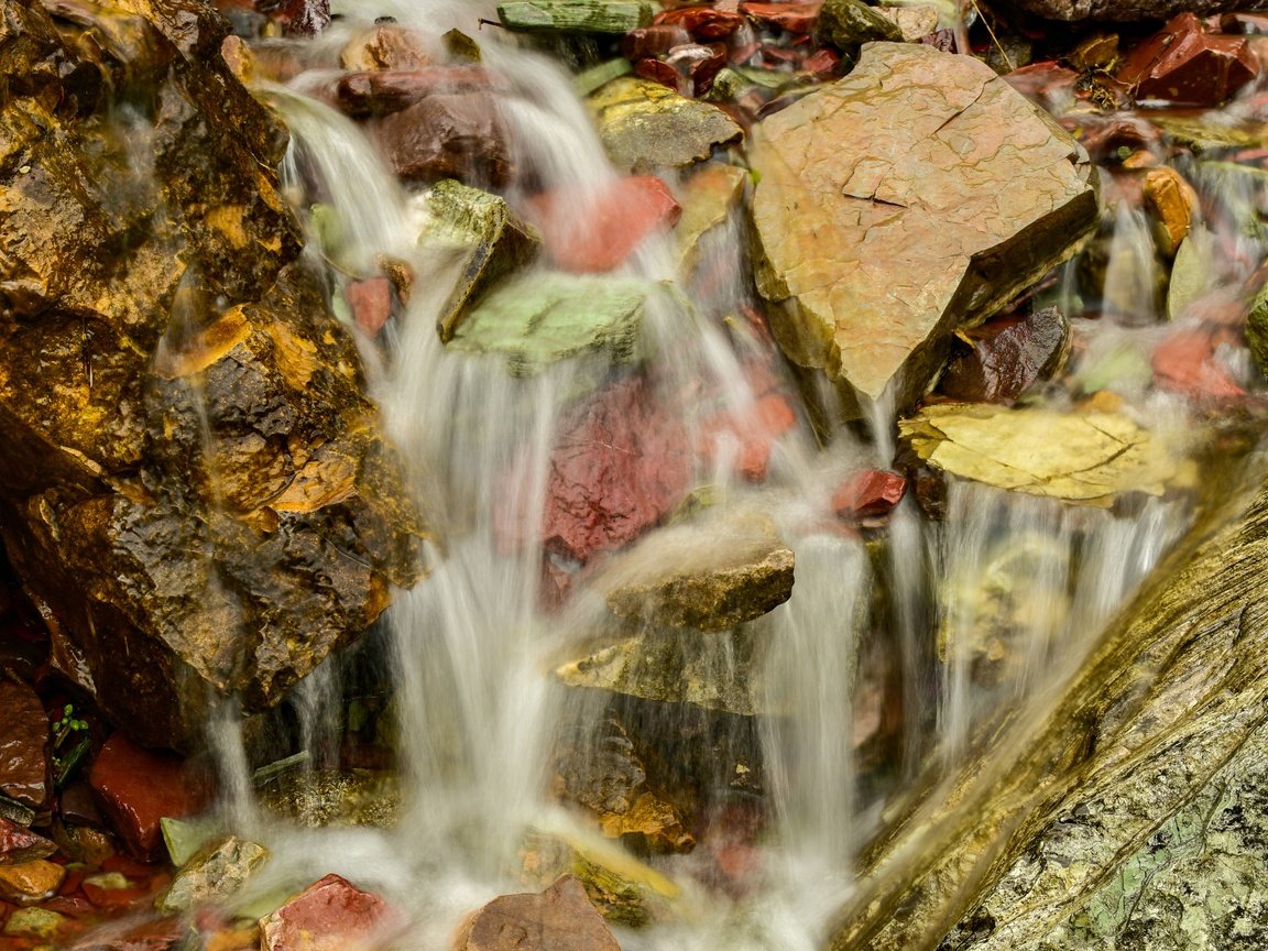 Обои вода, природа, камни, ручей, краски, water, nature, stones, stream, paint разрешение 4912x3264 Загрузить