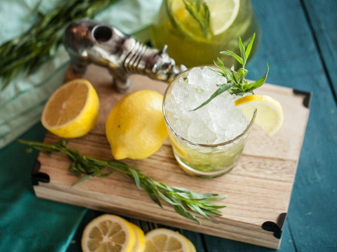 Обои мята, напиток, лёд, лимон, цитрусы, лимонад, mint, drink, ice, lemon, citrus, lemonade разрешение 2048x1365 Загрузить