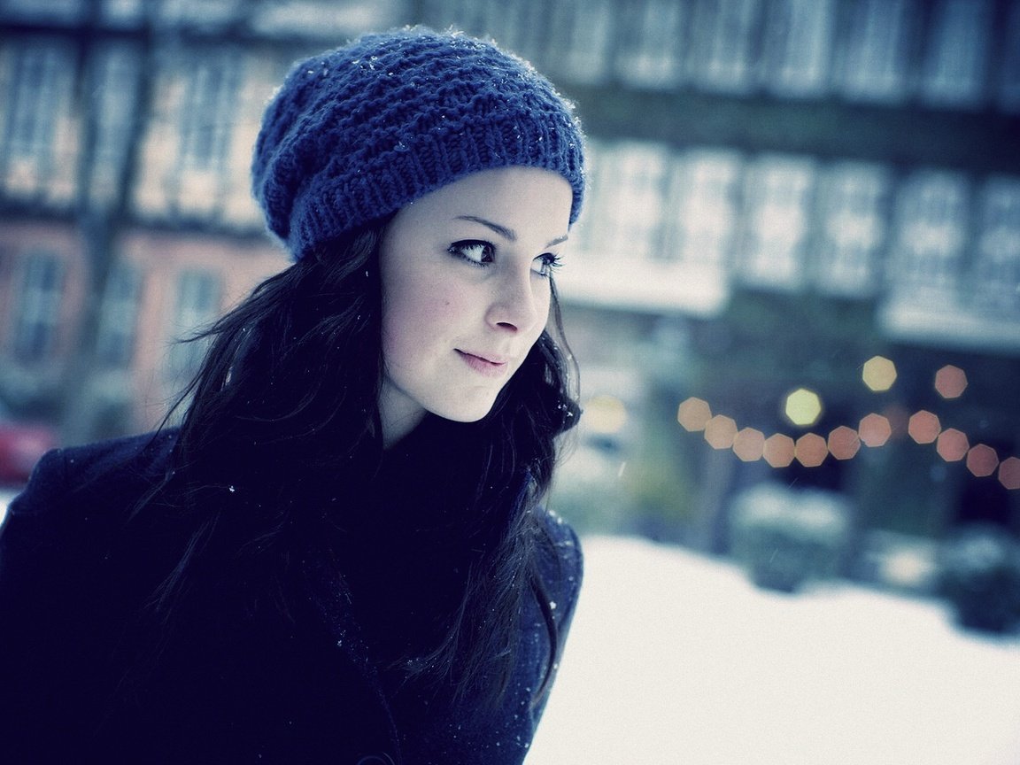 Обои зима, девушка, взгляд, шапка, лена майер-ландрут, winter, girl, look, hat, lena meyer-landrut разрешение 1920x1080 Загрузить