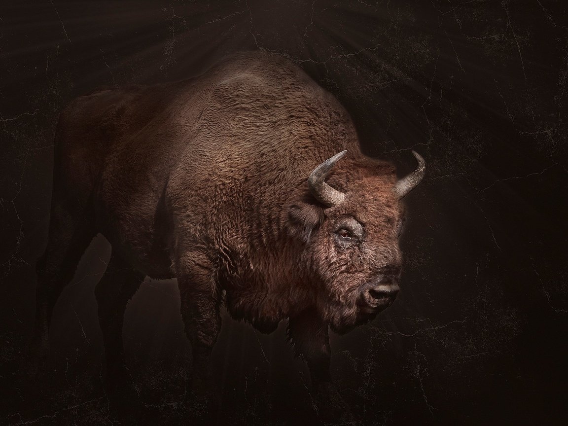 Обои фон, рога, бизон, background, horns, buffalo разрешение 2048x1365 Загрузить