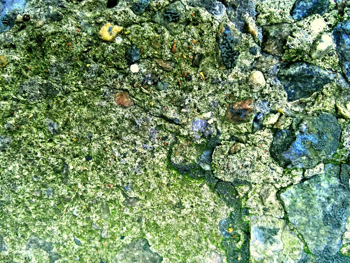 Обои камни, стиль, макро, цвет, мох, разное, бетон, ступень, stones, style, macro, color, moss, different, concrete, step разрешение 5344x3008 Загрузить