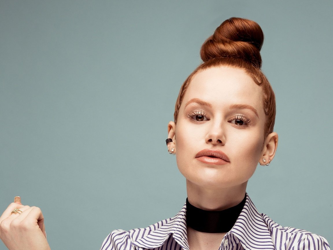 Обои девушка, madelaine petsch, маделайне петш, портрет, взгляд, модель, волосы, лицо, актриса, танцовщица, girl, madeleine pets, portrait, look, model, hair, face, actress, dancer разрешение 3484x3241 Загрузить