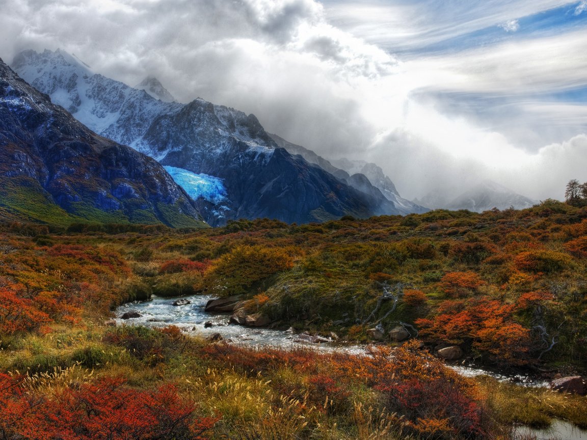 Обои река, горы, природа, лес, осень, аргентина, патагония, river, mountains, nature, forest, autumn, argentina, patagonia разрешение 3840x2400 Загрузить