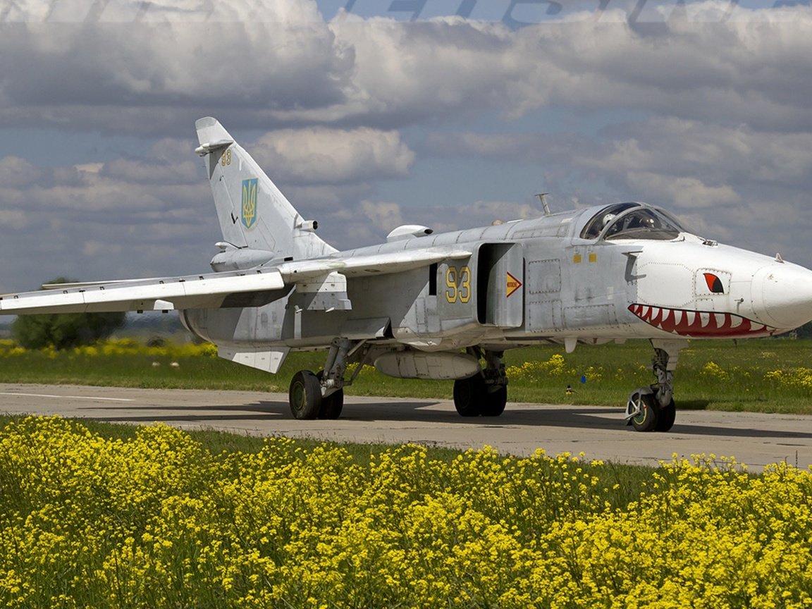 Обои бомбардировщик, су-24, украина, ато, ukraine air force, bomber, su-24, ukraine, ato разрешение 1920x1080 Загрузить