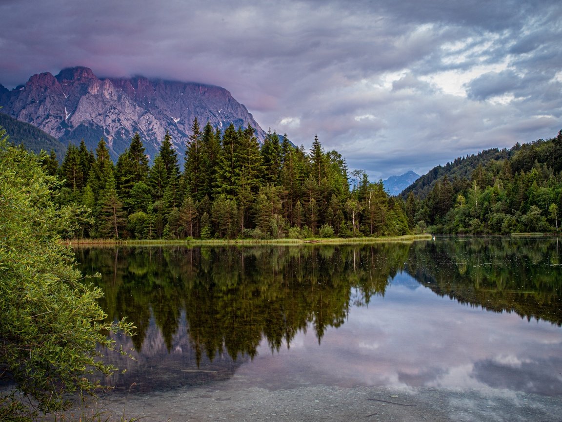 Обои озеро, горы, природа, лес, отражение, lake, mountains, nature, forest, reflection разрешение 6240x3510 Загрузить