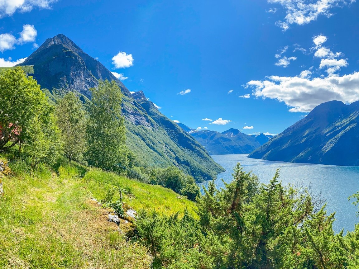 Обои деревья, норддалсфьорд, norddalsfjorden, горы, eidsdal, панорама, дом, норвегия, сарай, норвегии, фьорд, эйдсдал, trees, mountains, panorama, house, norway, the barn, the fjord разрешение 9400x3124 Загрузить