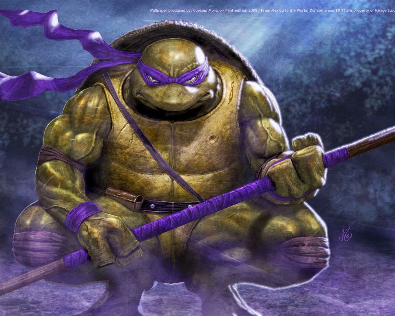 Обои ниндзя, черепашка, cg, донателло, ninja, bug, donatello разрешение 1920x1080 Загрузить