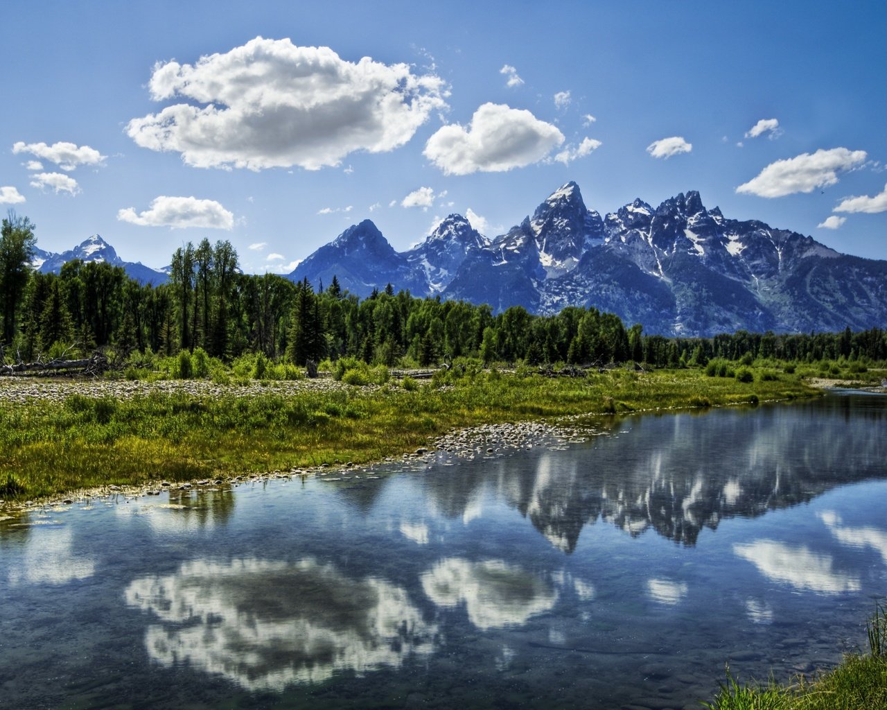 Обои горы, природа, лес, ручей, облока, mountains, nature, forest, stream, obloka разрешение 3560x2717 Загрузить