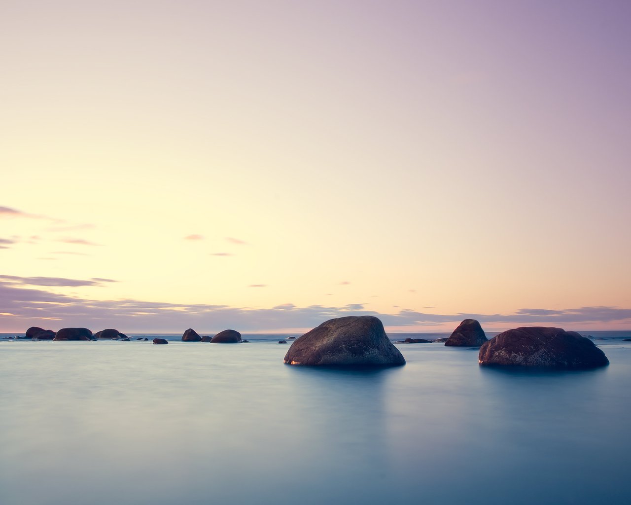 Обои небо, камни, закат, море, the sky, stones, sunset, sea разрешение 4316x2427 Загрузить