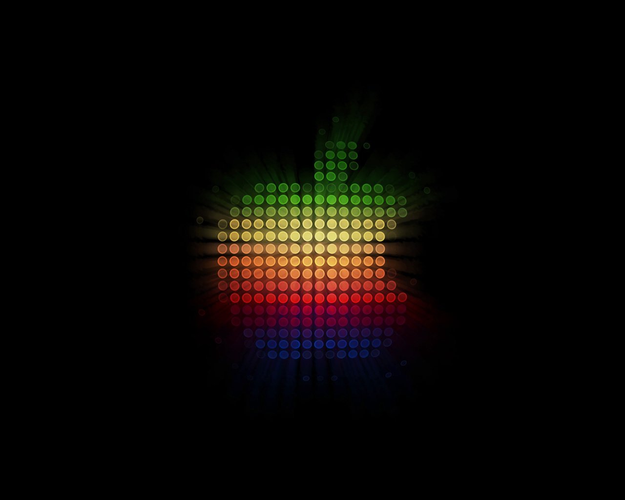 Обои свечение, минимализм, черный фон, лого, эппл, glow, minimalism, black background, logo, apple разрешение 2560x1600 Загрузить