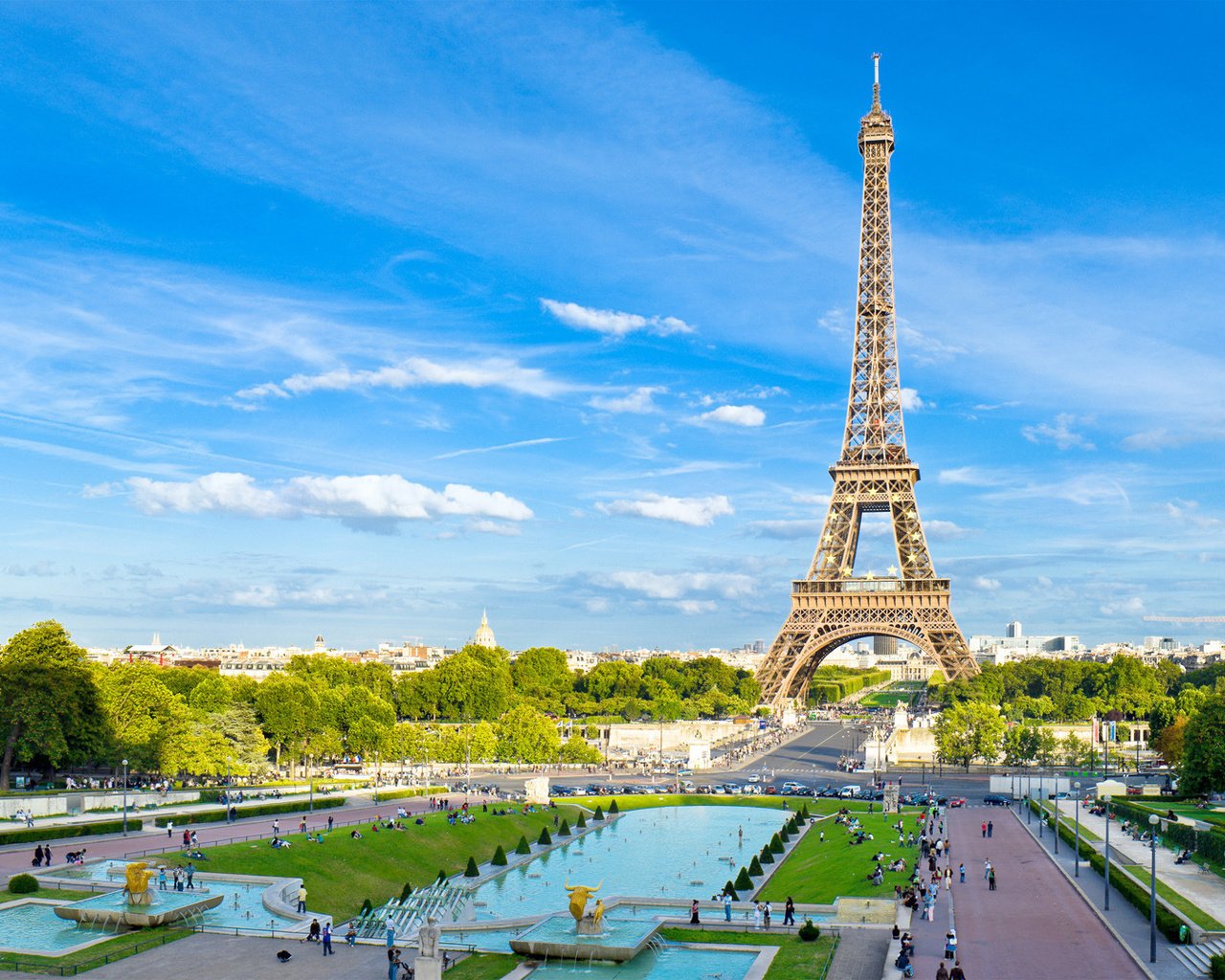 Обои башня, париж, франция, площадь, эйфелева башня, tower, paris, france, area, eiffel tower разрешение 1920x1080 Загрузить