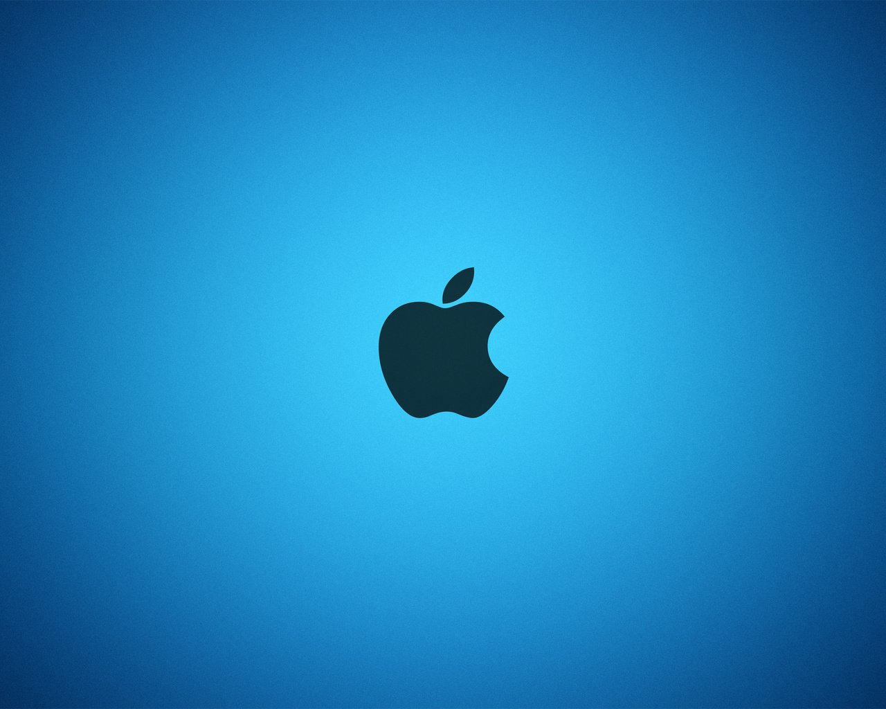 Обои яблоко, голубая, эппл, apple, blue разрешение 2560x1600 Загрузить