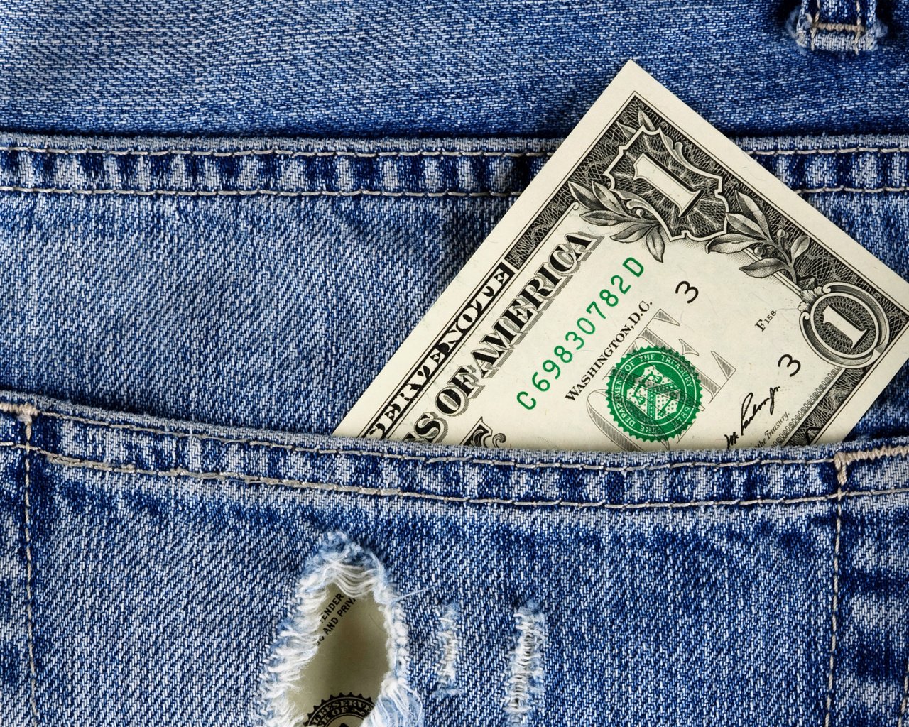 Обои джинсы, ткань, деньги, доллар, карман, jeans, fabric, money, dollar, pocket разрешение 5184x3472 Загрузить