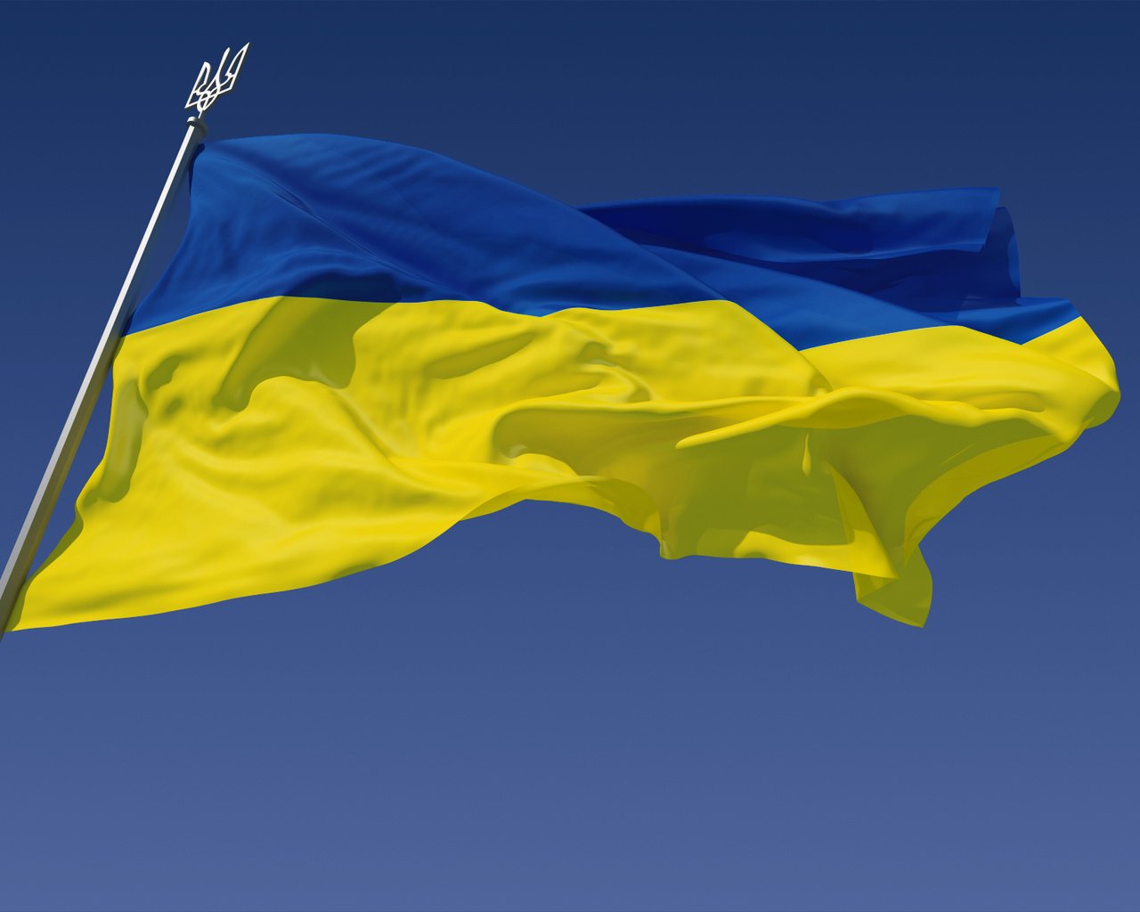 Обои флаг, украина, малый герб, flag, ukraine, small coat of arms разрешение 1920x1200 Загрузить