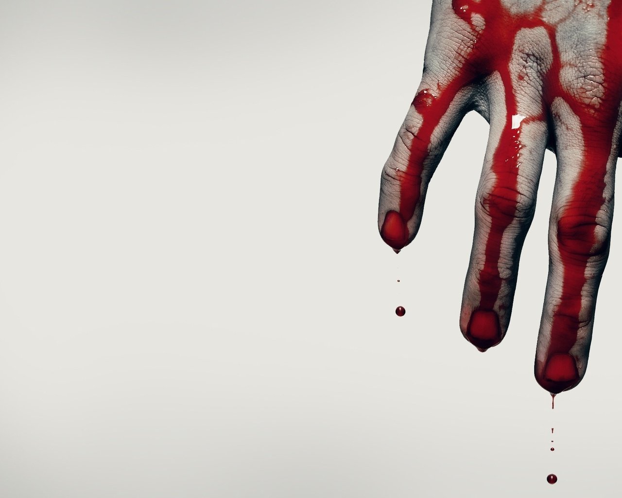 Обои рука, кровь, серый фон, ситуации, hand, blood, grey background, situation разрешение 2560x1440 Загрузить