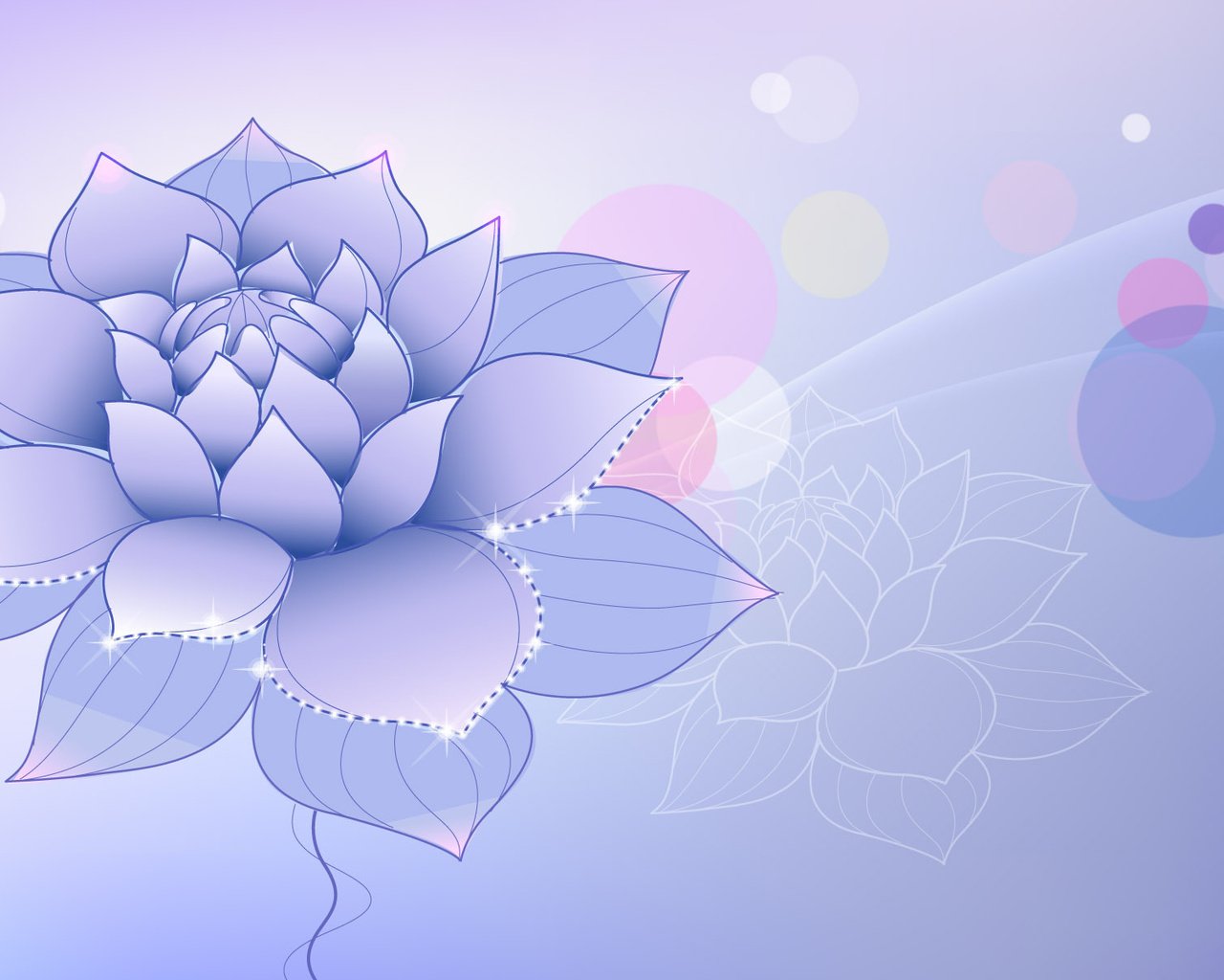 Обои цветок, сиреневый, лотус, flower, lilac, lotus разрешение 1920x1200 Загрузить