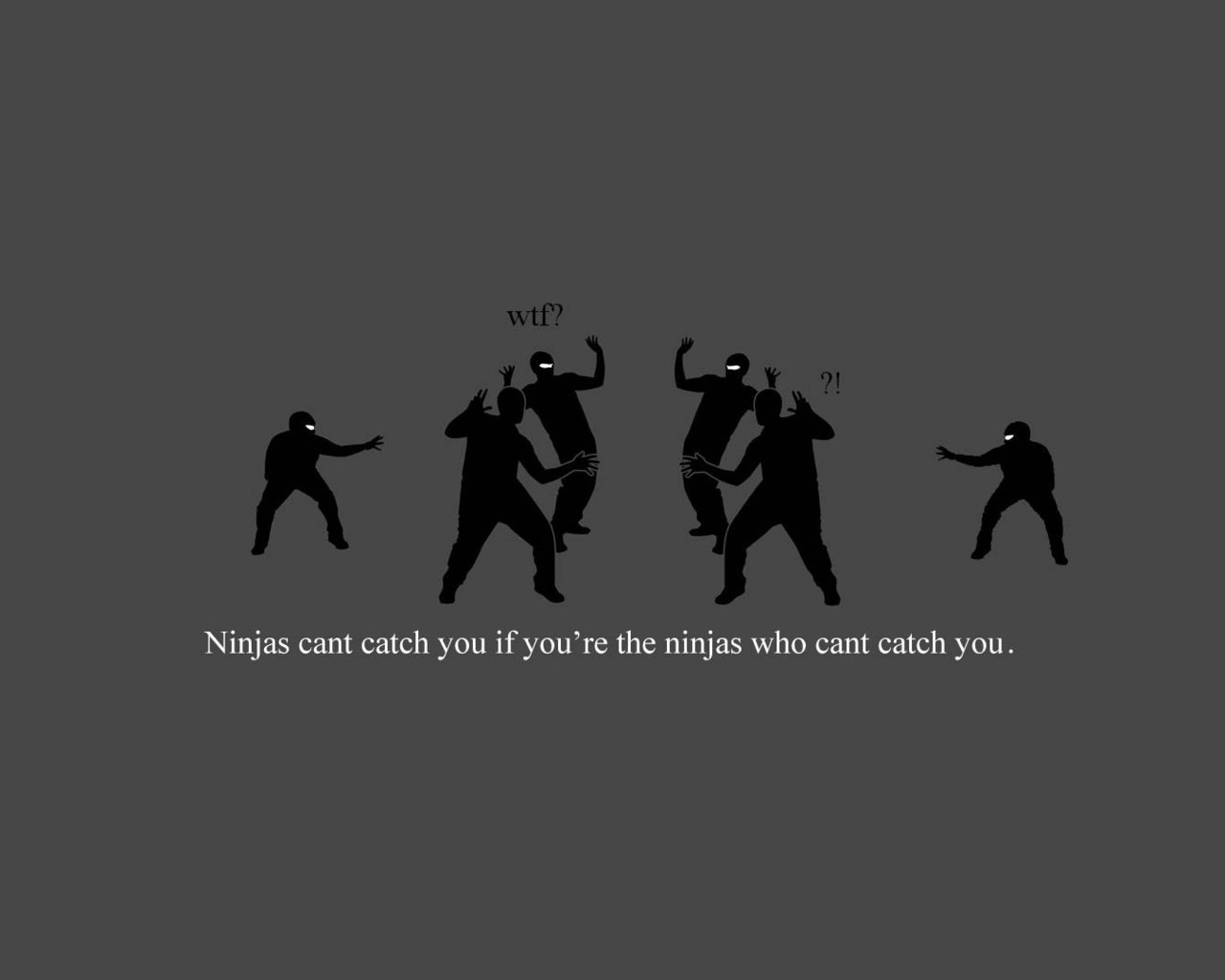 Обои ты, ninjas, can't, улов, you, catch разрешение 1920x1080 Загрузить