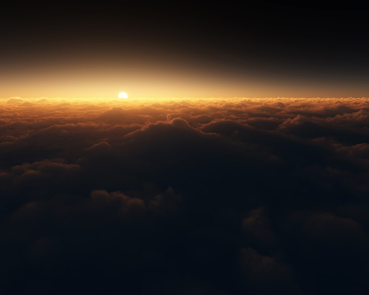 Обои облака, солнце, shifted reality, spectral, clouds, the sun разрешение 2560x1600 Загрузить