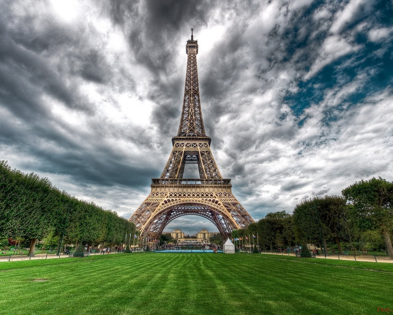 Обои город, башня, париж, the city, tower, paris разрешение 1920x1200 Загрузить
