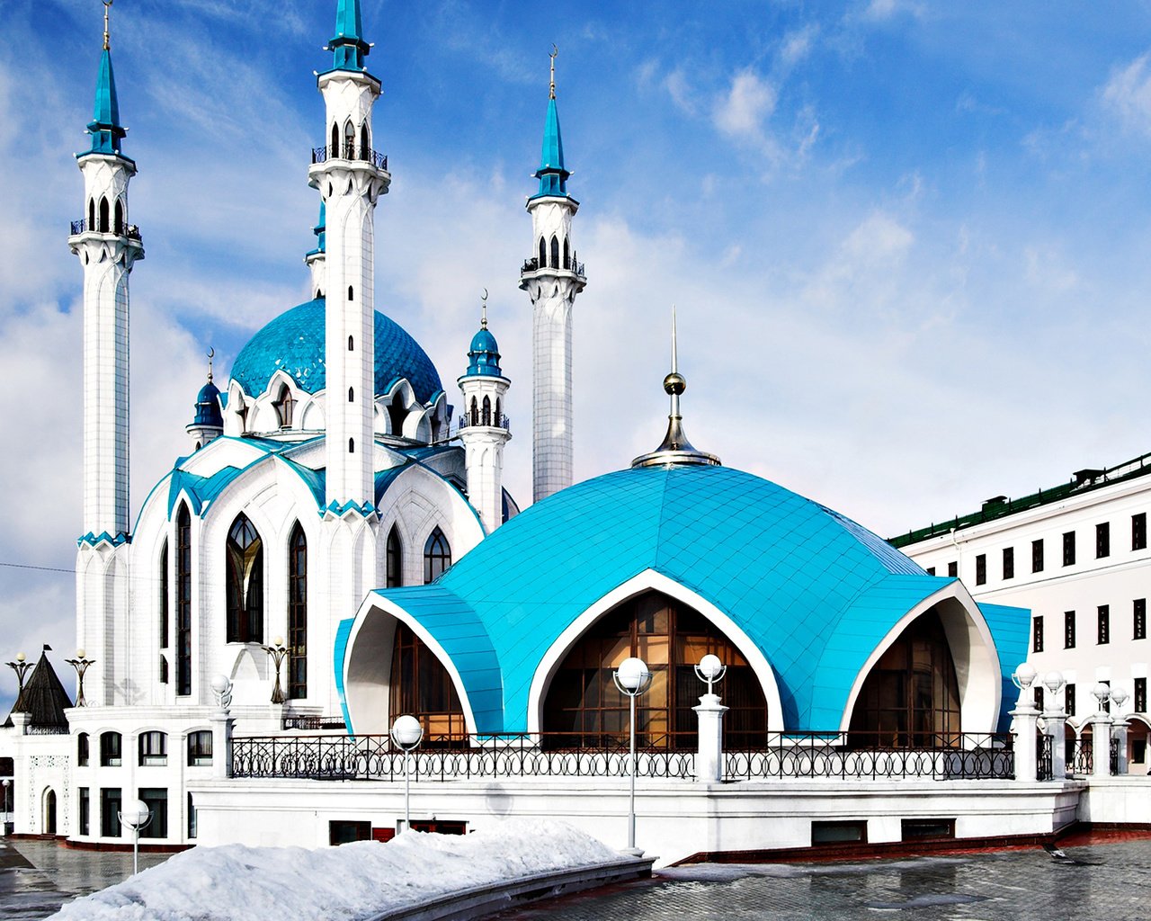 Обои площадь, мечеть, казань, area, mosque, kazan разрешение 1920x1080 Загрузить