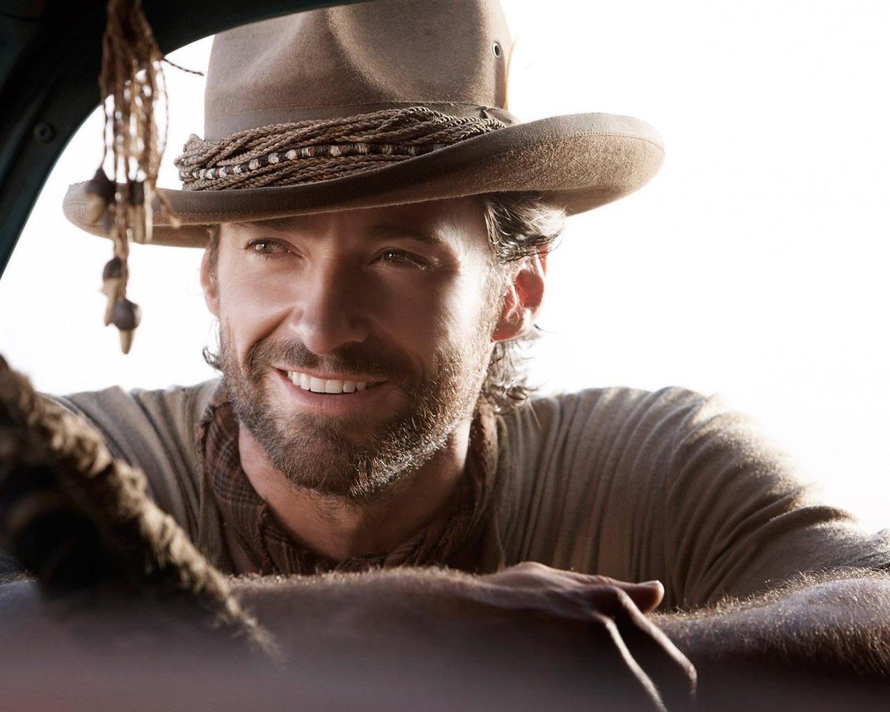 Обои улыбка, актёр, хью джекман, шляпа, smile, actor, hugh jackman, hat разрешение 1920x1200 Загрузить