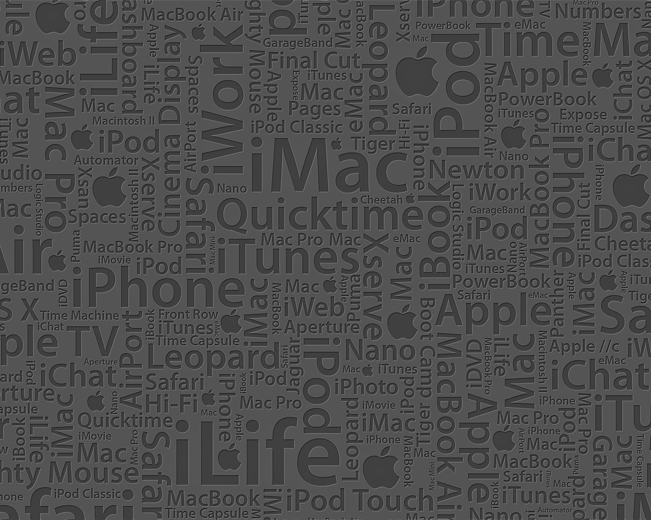 Обои текстура, надписи, эппл, texture, labels, apple разрешение 2560x1600 Загрузить