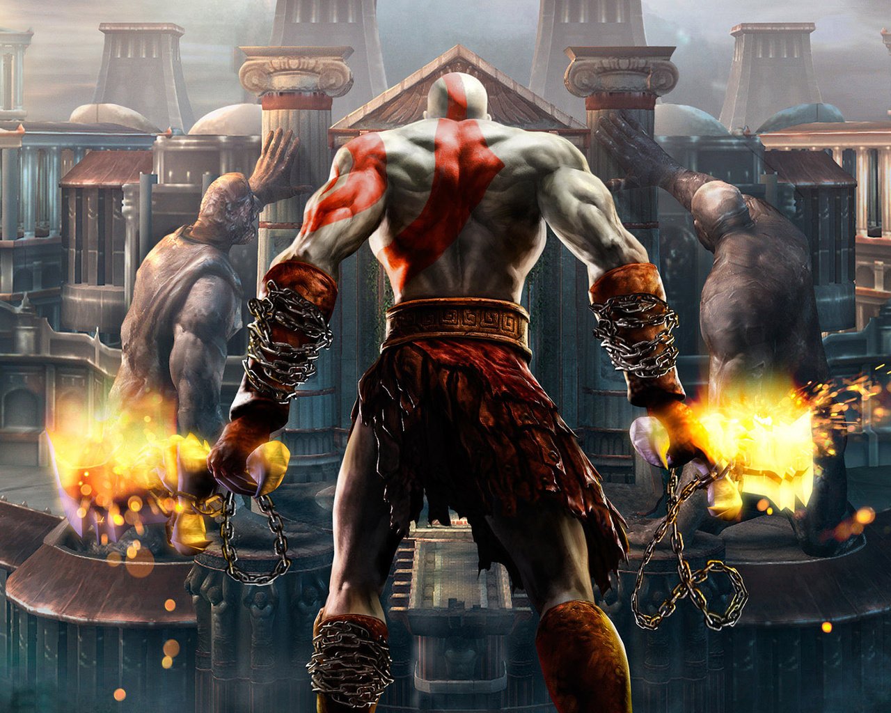 Обои игры, бог войны, кратос, game, god of war, kratos разрешение 1920x1080 Загрузить