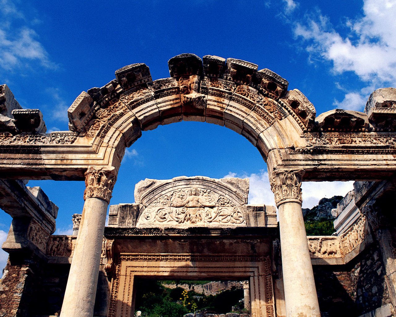 Обои небо, развалины, древний, раскопки, the sky, the ruins, ancient, excavations разрешение 1920x1200 Загрузить