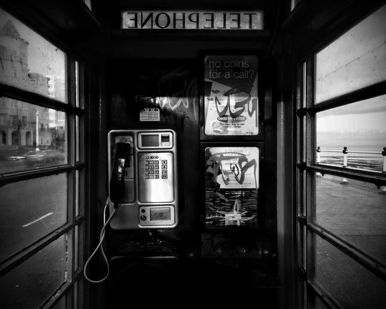 Обои телефонная будка, таксофон, phone booth, payphone разрешение 1920x1200 Загрузить