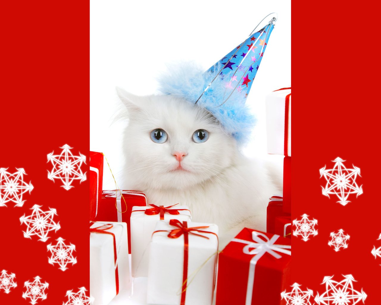 Обои новый год, подарки, снежинка, с новым годом, new year, gifts, snowflake, happy new year разрешение 2560x1600 Загрузить