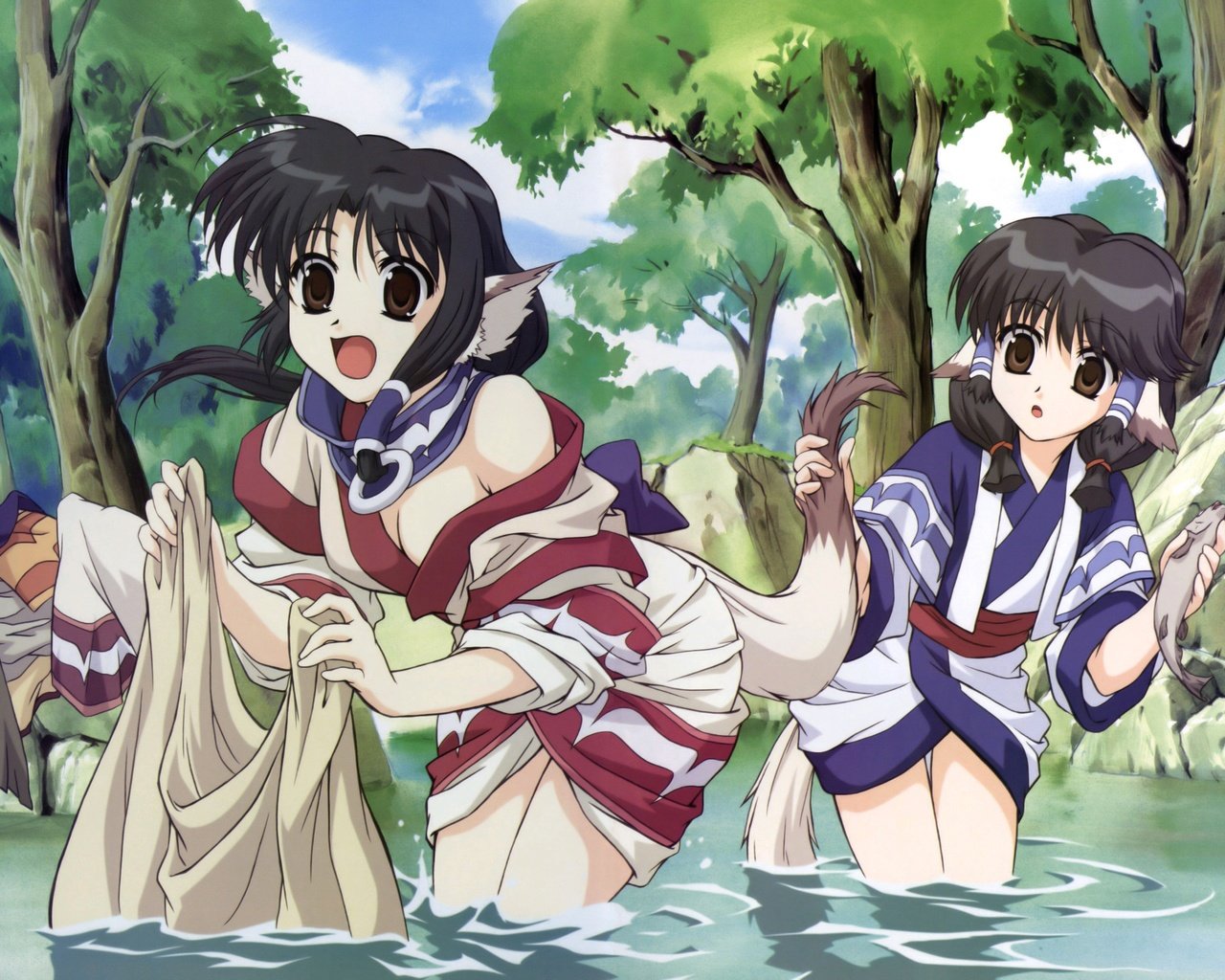 Обои aruruw, eruruw, utawarerumono разрешение 3296x2306 Загрузить