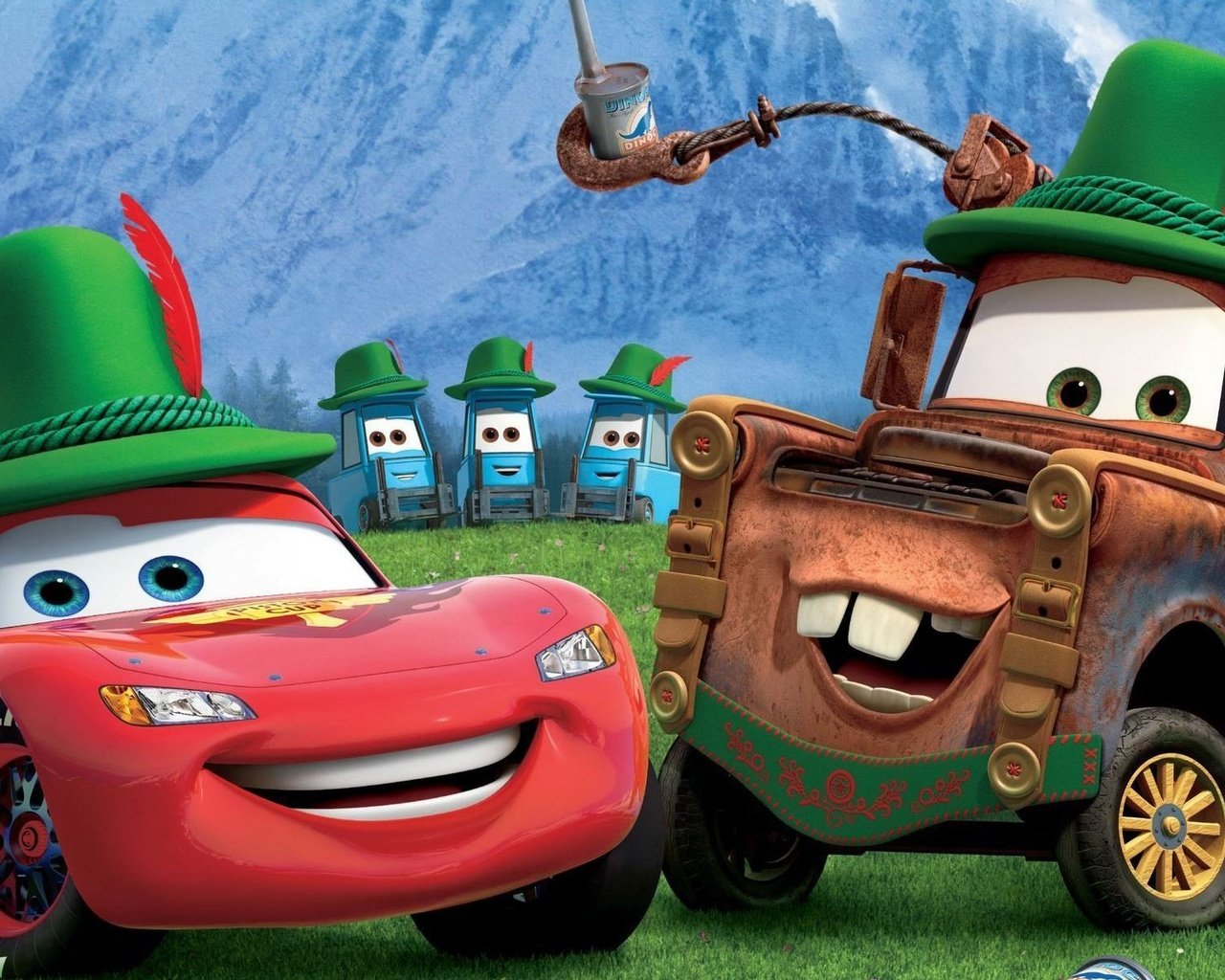 Обои мультфильм, тачки 2, тачки-2, cartoon, cars 2, cars-2 разрешение 1920x1200 Загрузить