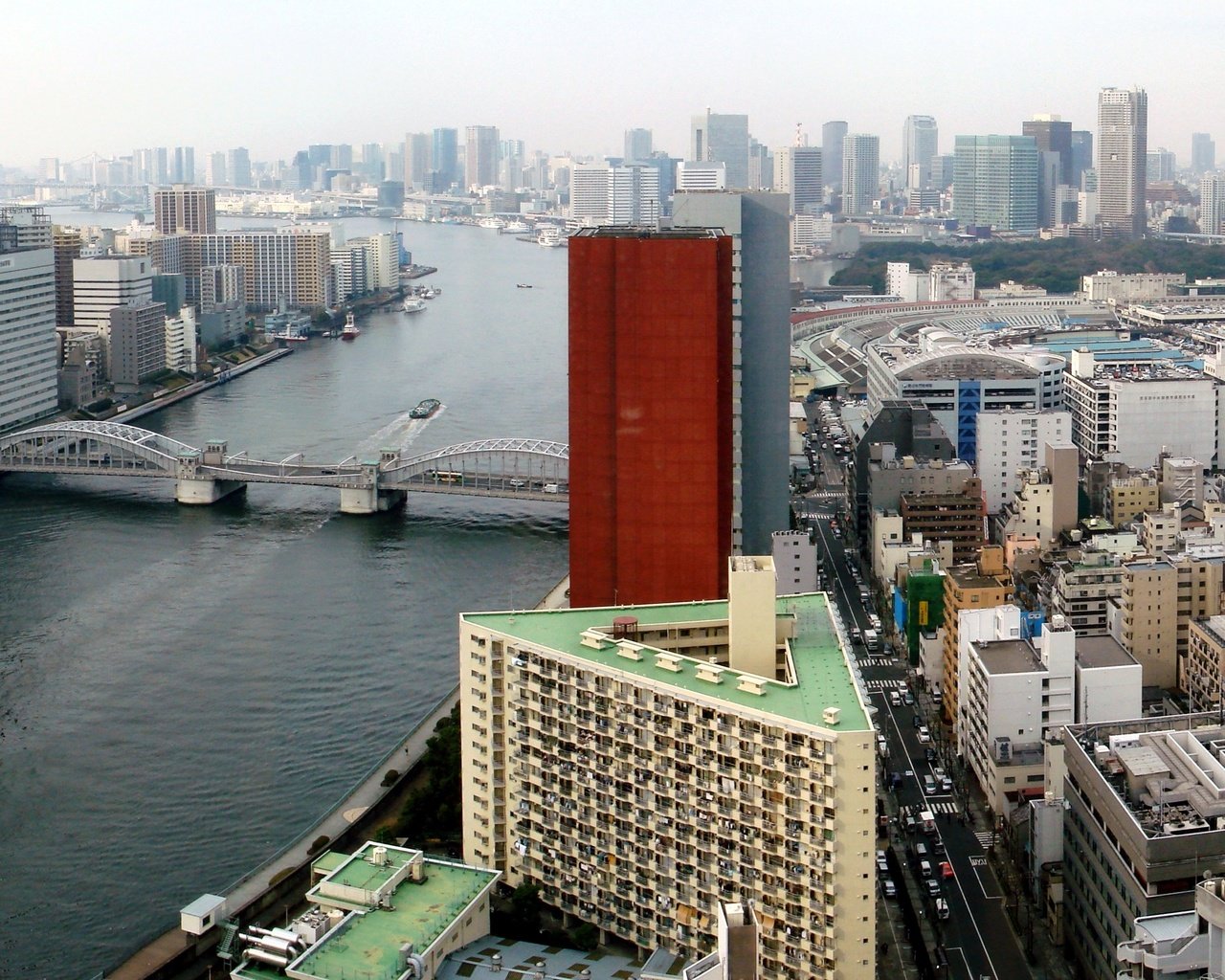 Обои мост, япония, токио, bridge, japan, tokyo разрешение 4143x2103 Загрузить