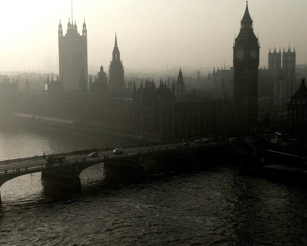 Обои река, лондон, темза, биг бен, big-ben, парламент, river, london, thames, big ben, parliament разрешение 1920x1200 Загрузить