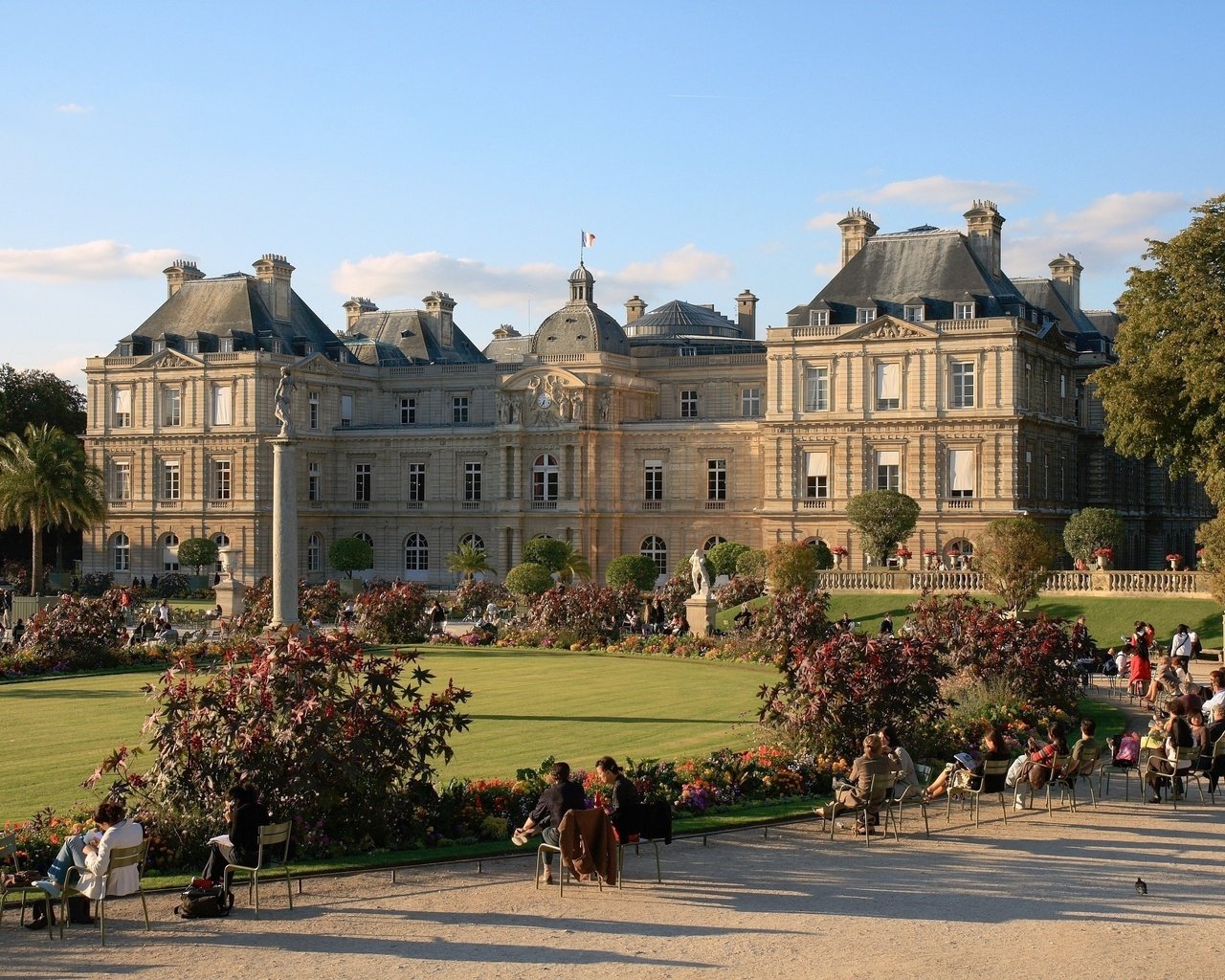 Обои франция, люксембургский дворец, france, the luxembourg palace разрешение 2888x1925 Загрузить