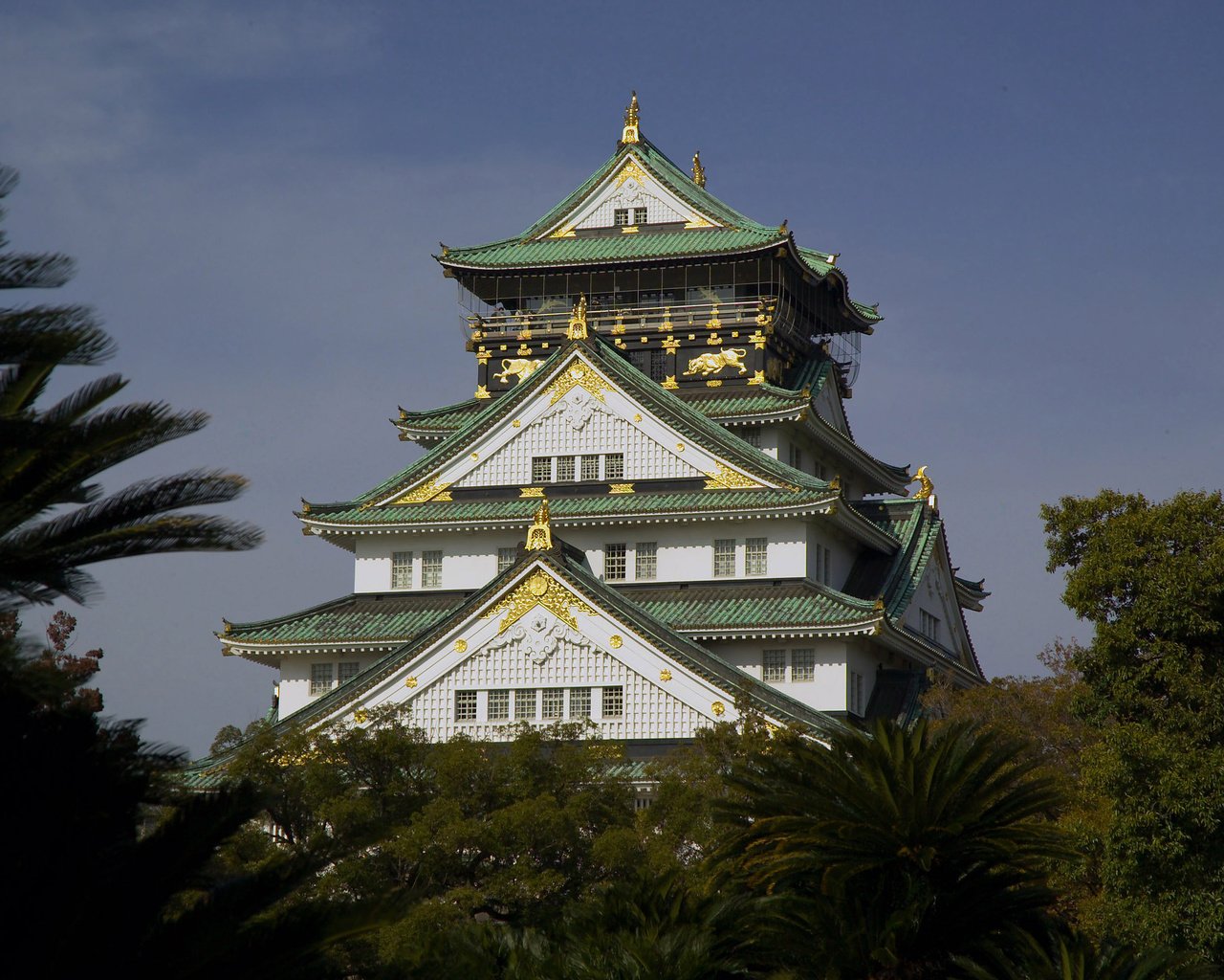 Обои деревья, япония, дворец, осака, trees, japan, palace, osaka разрешение 2945x1936 Загрузить