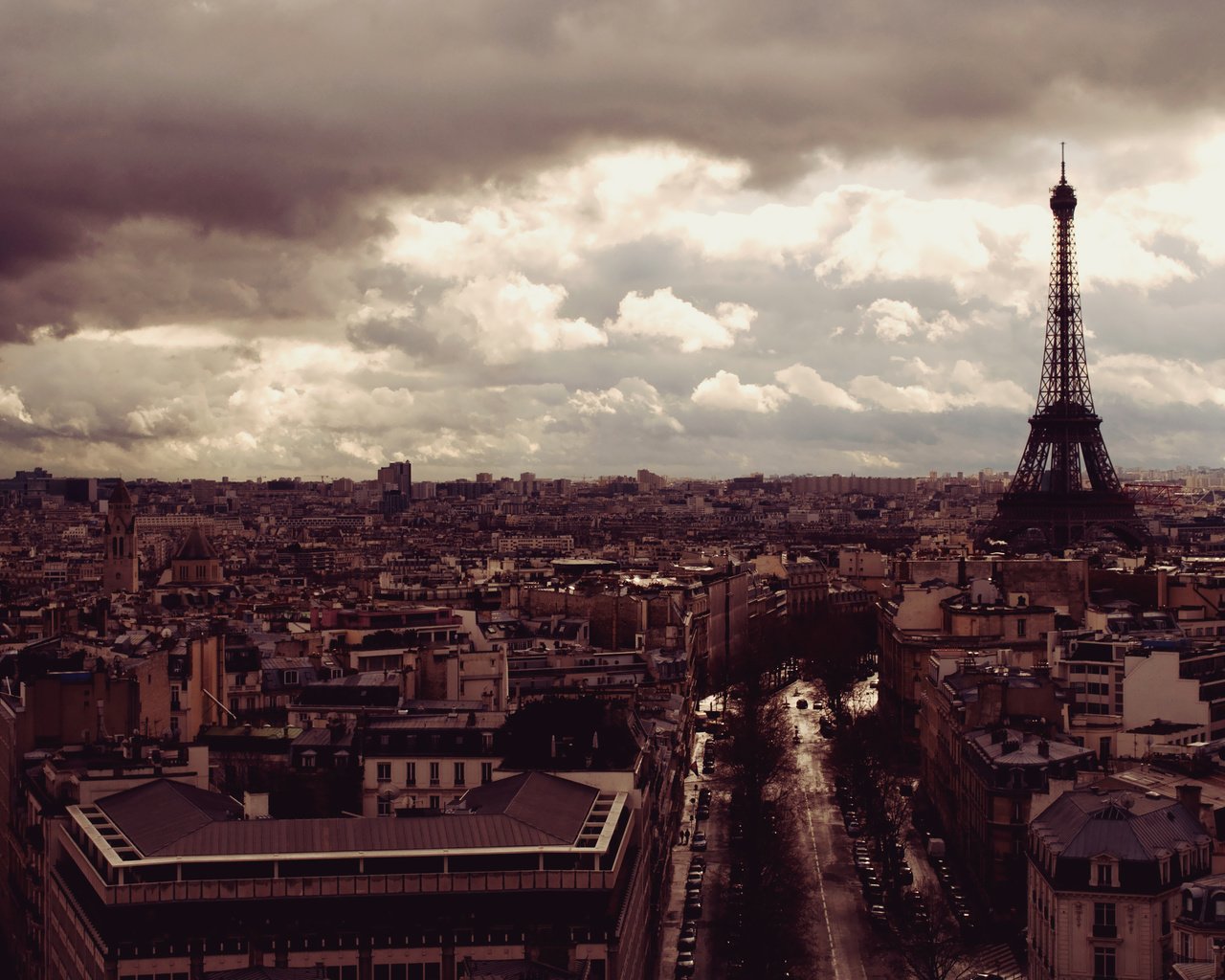 Обои париж, эйфелева башня, paris, eiffel tower разрешение 2560x1600 Загрузить