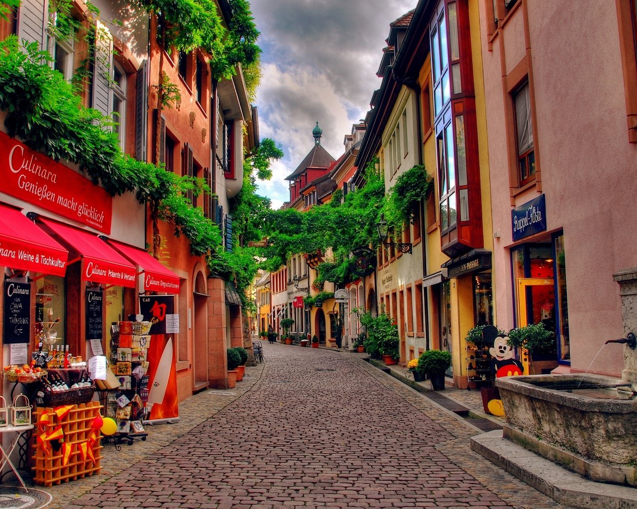 Фрайбург Швейцария улицы