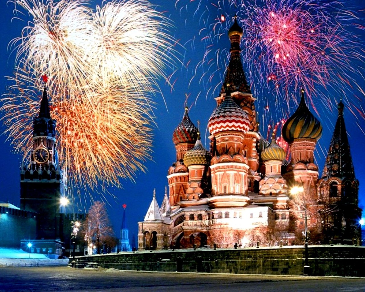 Обои москва, салют, кремль, ночной город, фейерверк, moscow, salute, the kremlin, night city, fireworks разрешение 2000x1500 Загрузить