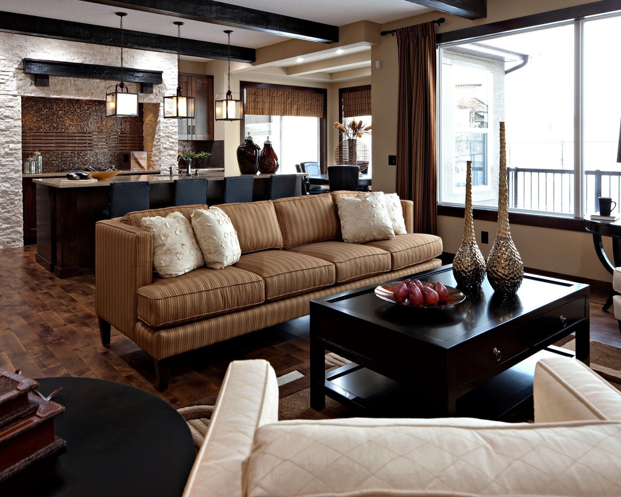 Обои стиль, интерьер, гостиная, барная стойка, style, interior, living room, bar разрешение 3000x1995 Загрузить