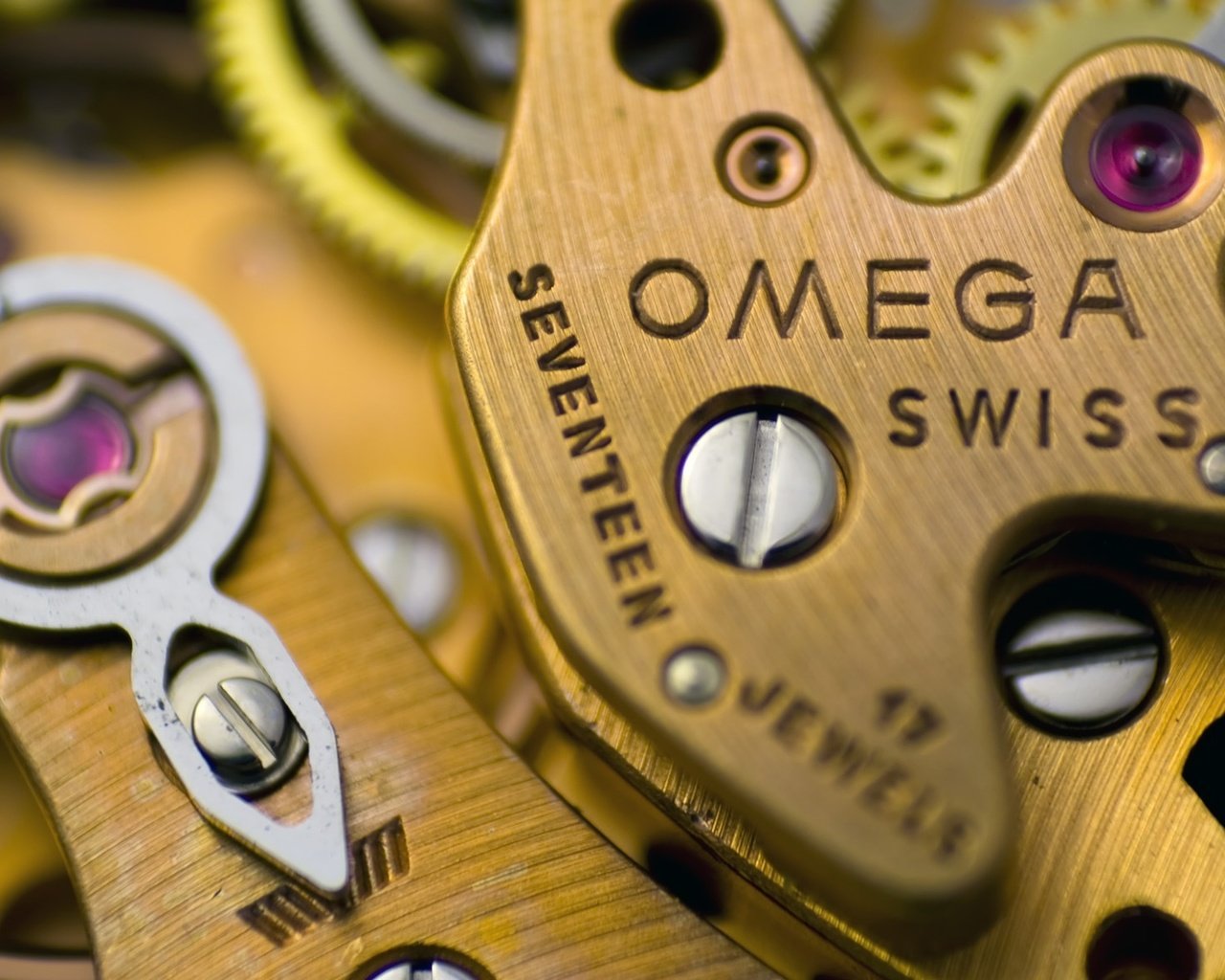 Обои часы, механизм, omega, watch, mechanism разрешение 1920x1175 Загрузить