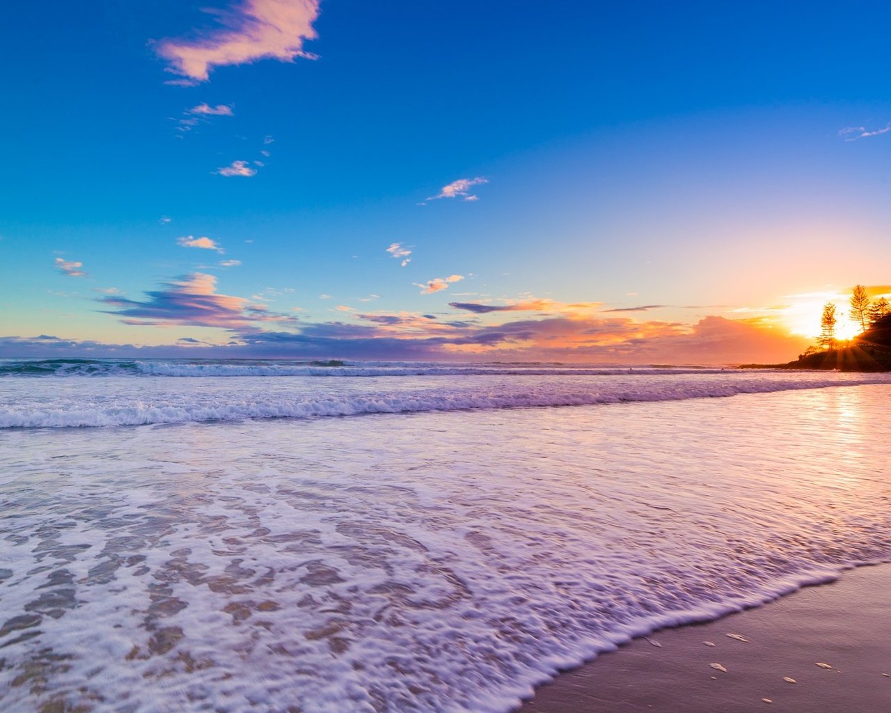 Обои закат, песок, пляж, тропики, sunset, sand, beach, tropics разрешение 1920x1080 Загрузить